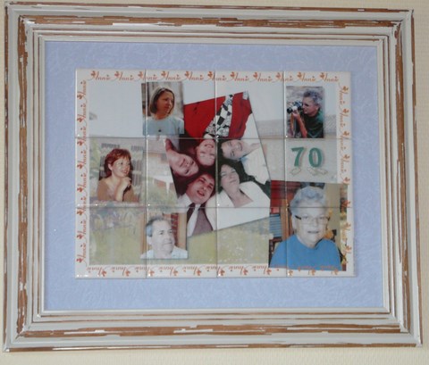 pele-mele ceramique - création pour anniversaire