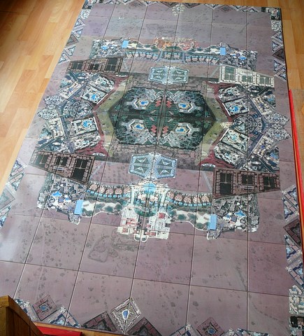 Carreaux pour sol - oeuvre artistique pour musée